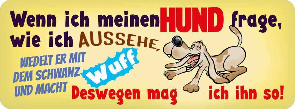 vianmo Holzschild 10x27 cm deswegen mag ich ihn Hund Tier Haustier