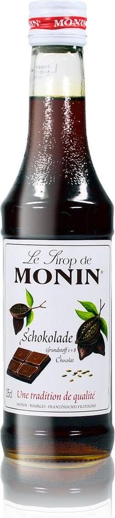 Monin Sirup Schokolade, 250 ml Flasche - für Cocktails, zum Produktbild 