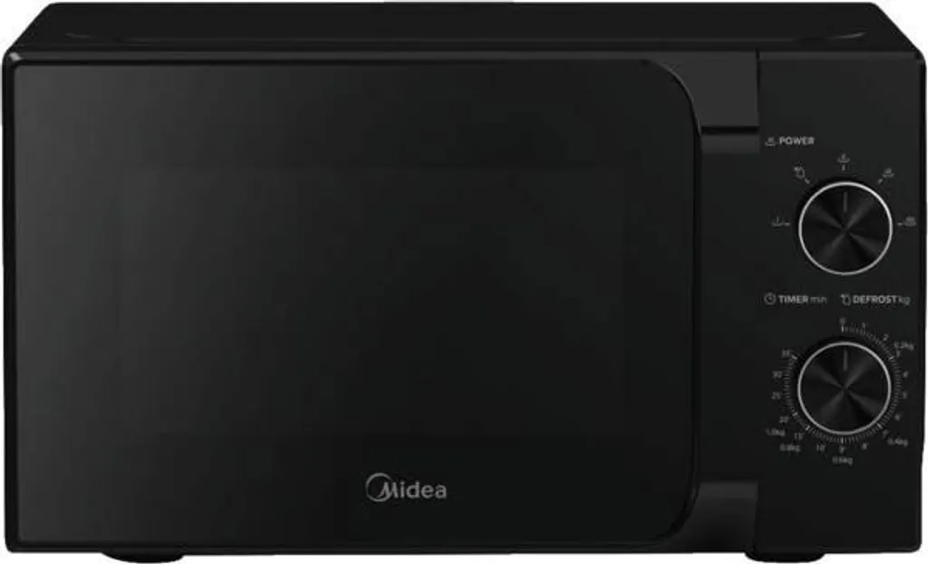 Microonde Midea MM20CF2EBK Nero 20L - Scongelamento Rapido e Facile Pulizia