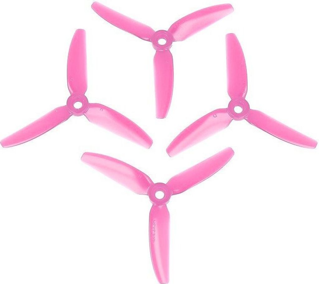HQ Durable Prop 4043 Dreiblatt 4X4.3X3V1S Pink 4 Stück PC FPV Propeller 4 Zoll