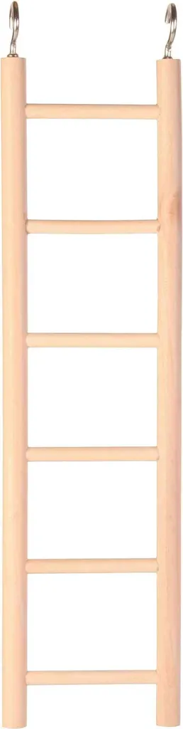 Scala Multifunzione 6 Pioli in Legno 28 cm | Robusta e Leggera