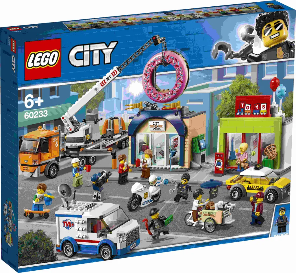 Jouet Enfant Lego City 60233 Magasin de Donuts pour Créer une Ville Réelle