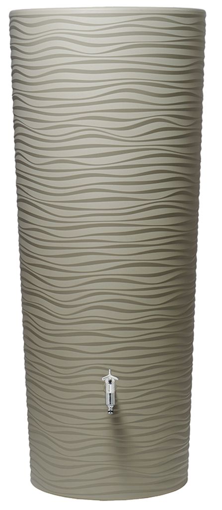 Garantia NATURA 2in1 Regenspeicher Regentonne Regenspeicher 350 L, 62x62x150 cm (LxBxH), sahara creme; 326152