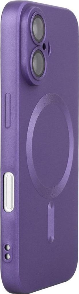 iPhone 16 Hülle - ENKAY Colour TPU Back Cover mit Kamera Objektivschutz - MagSafe Compatible - Violett