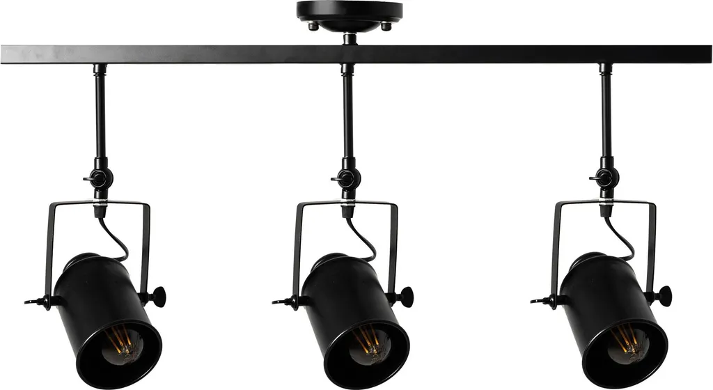 Lampe Suspendue pour Table à Manger Noire Toolight APP487-3C Chic et Zen