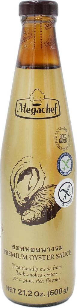 Megachef OYSTER SAUCE 600g, sans gluten, sauce aux huîtres Image du produit 