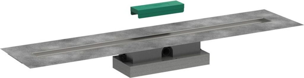 Komplettset uBox universal für Duschrinnen Fertigsets, flach 1200mm 1200 mm