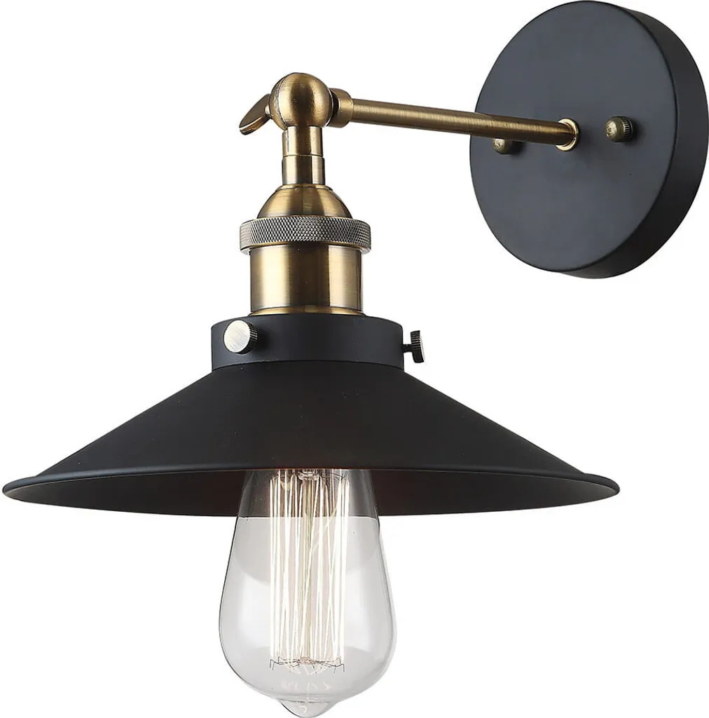 Italux Kermio MBM-2319/1 Lampe suspendue industrielle noire en métal