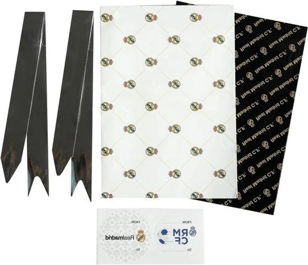 Kit Papier Cadeau Real Madrid : Emballez Facilement vos Cadeaux Foot