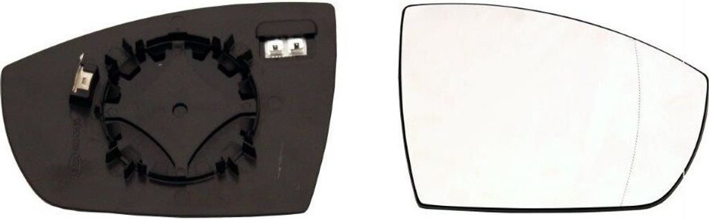 ALKAR Spiegelglas Außenspiegel Rechts für FORD ECOSPORT Beheizbar 6472456