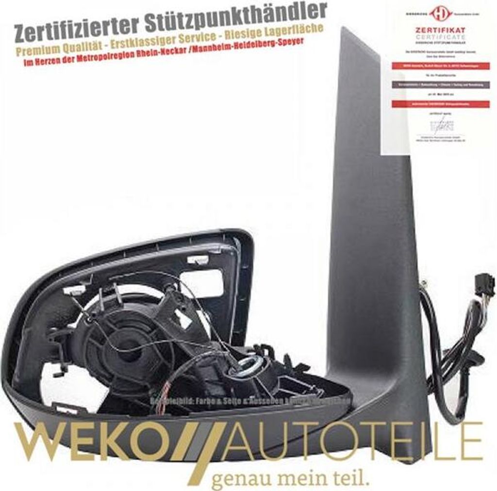 Außenspiegel rechts DIEDERICHS 1668024 für MERCEDES-BENZ