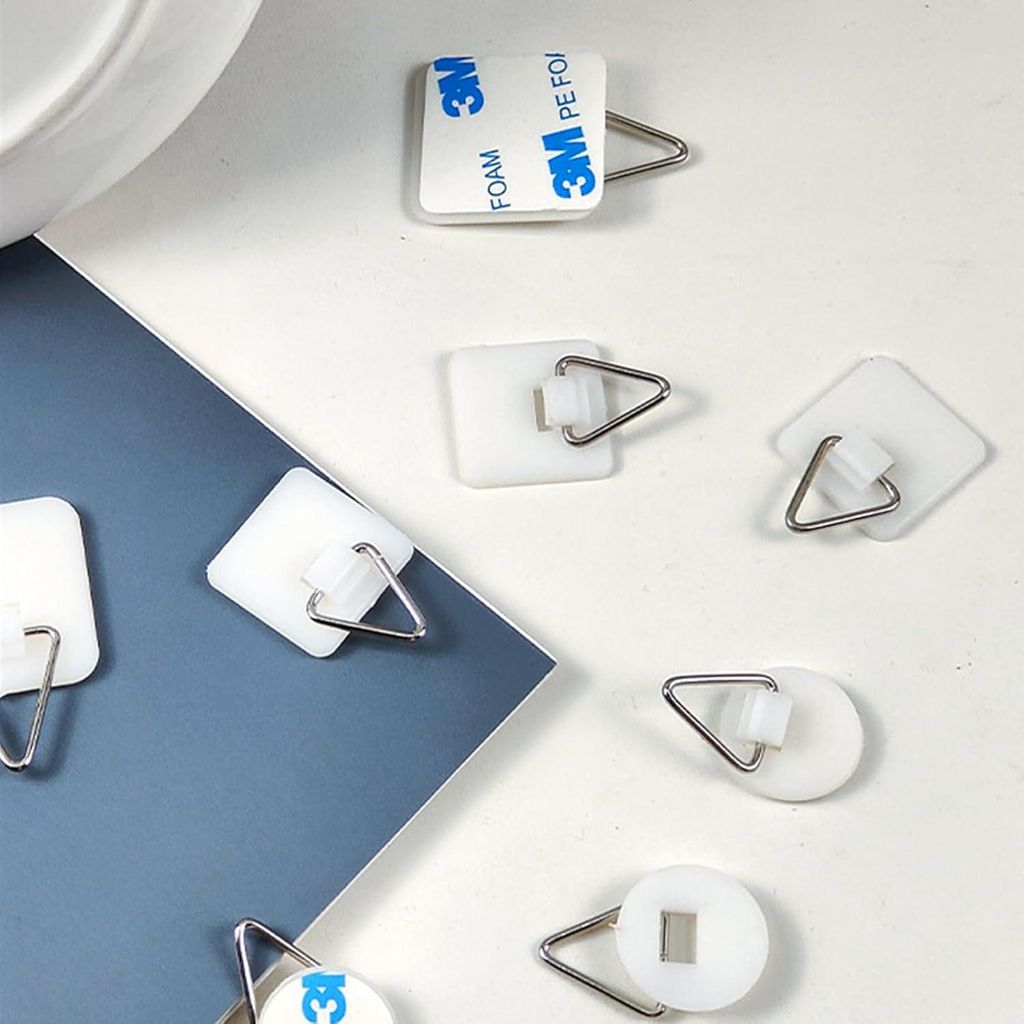 Selbstklebende Fotohaken für Wanddekoration - 12 Stück in 3 Formen