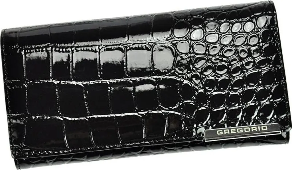 Portefeuille Cuir Femme Gregorio BC-102 avec Protection RFID et Multiples Compartiments