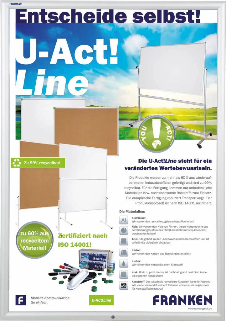 Cornice Anti-Manomissione FRANKEN A1 | Profilo Rinforzato 32mm
