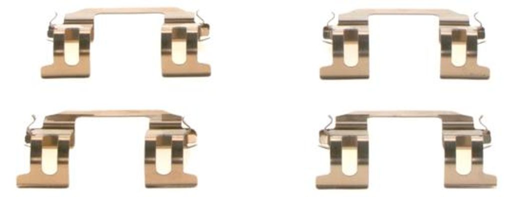 BOSCH 1 987 474 388 Zubehörsatz Scheibenbremsbelag Hinten für OPEL Frontera B SUV (U99) Frontera A SUV (U92) Frontera A Sport SUV Cabrio (U92)