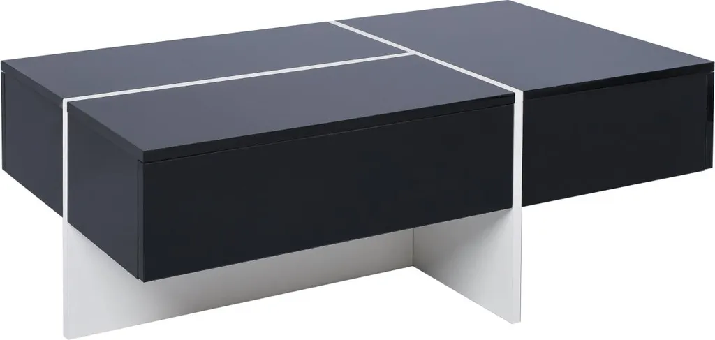 Table Basse Noire Connectée LED : Modernisez votre Salon sans Télécommande - 5