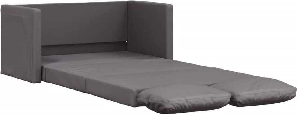 vidaXL Bodensofa mit Schlaffunktion Grau 112x174x55 cm Produktbild 