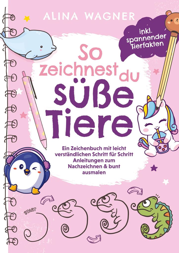 So zeichnest du süße Tiere