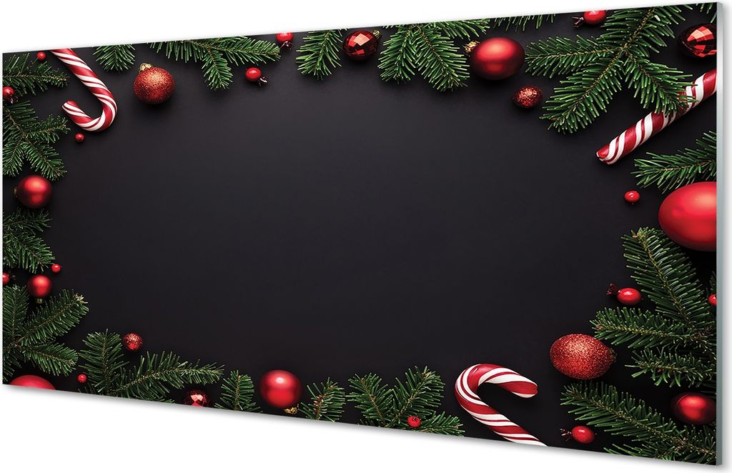 Spritzschutz 100x50 Wandkunst Reisig Flitter Lutscher