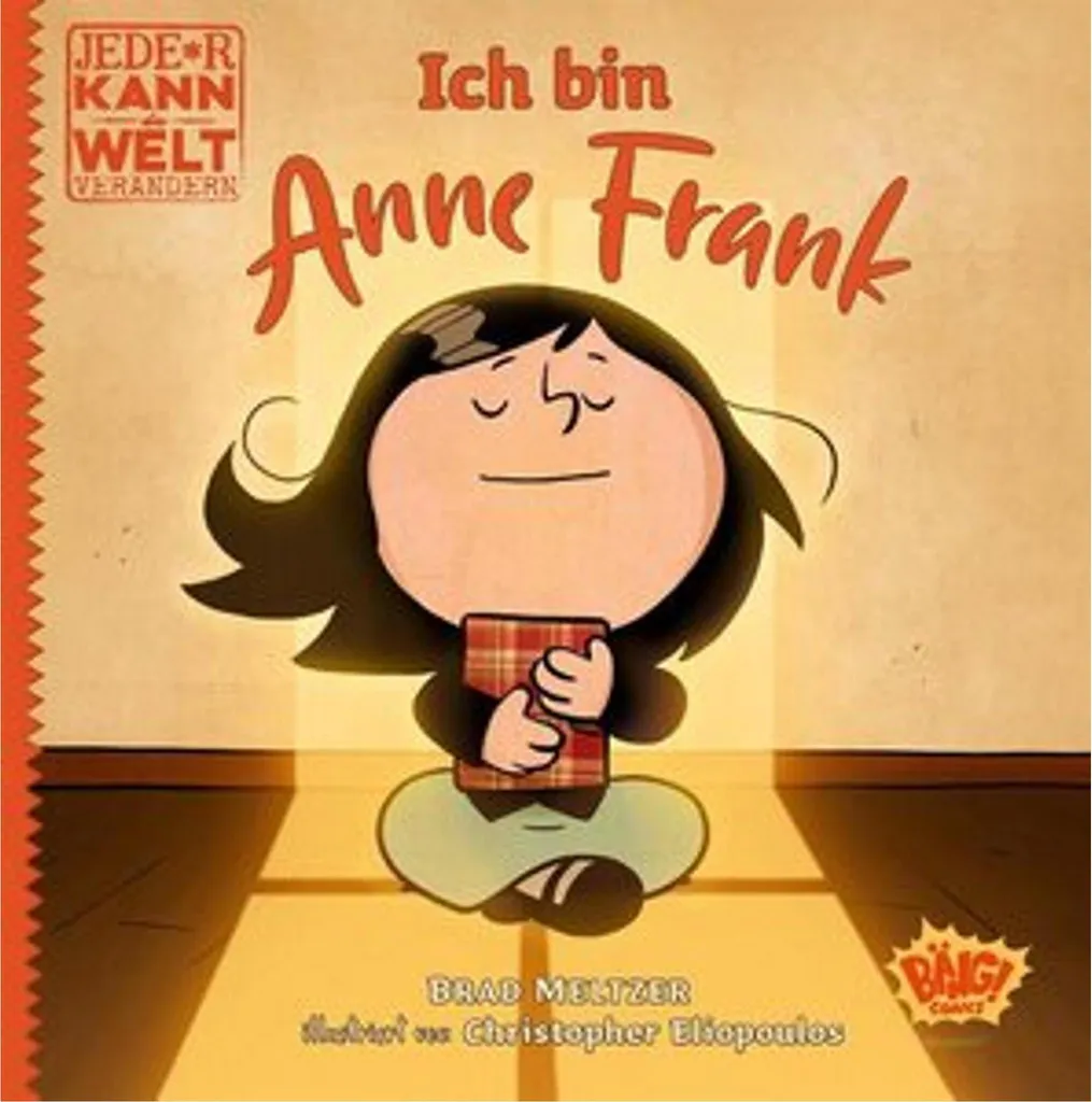 Livre Anne Frank série Jede*r kann die Welt verändern avec illustrations