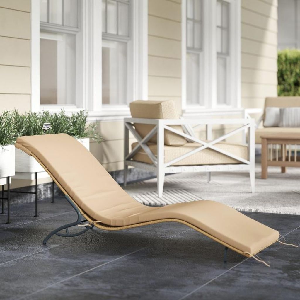 okwish Gartenliege Sonnenliege Outdoor-Loungesessel