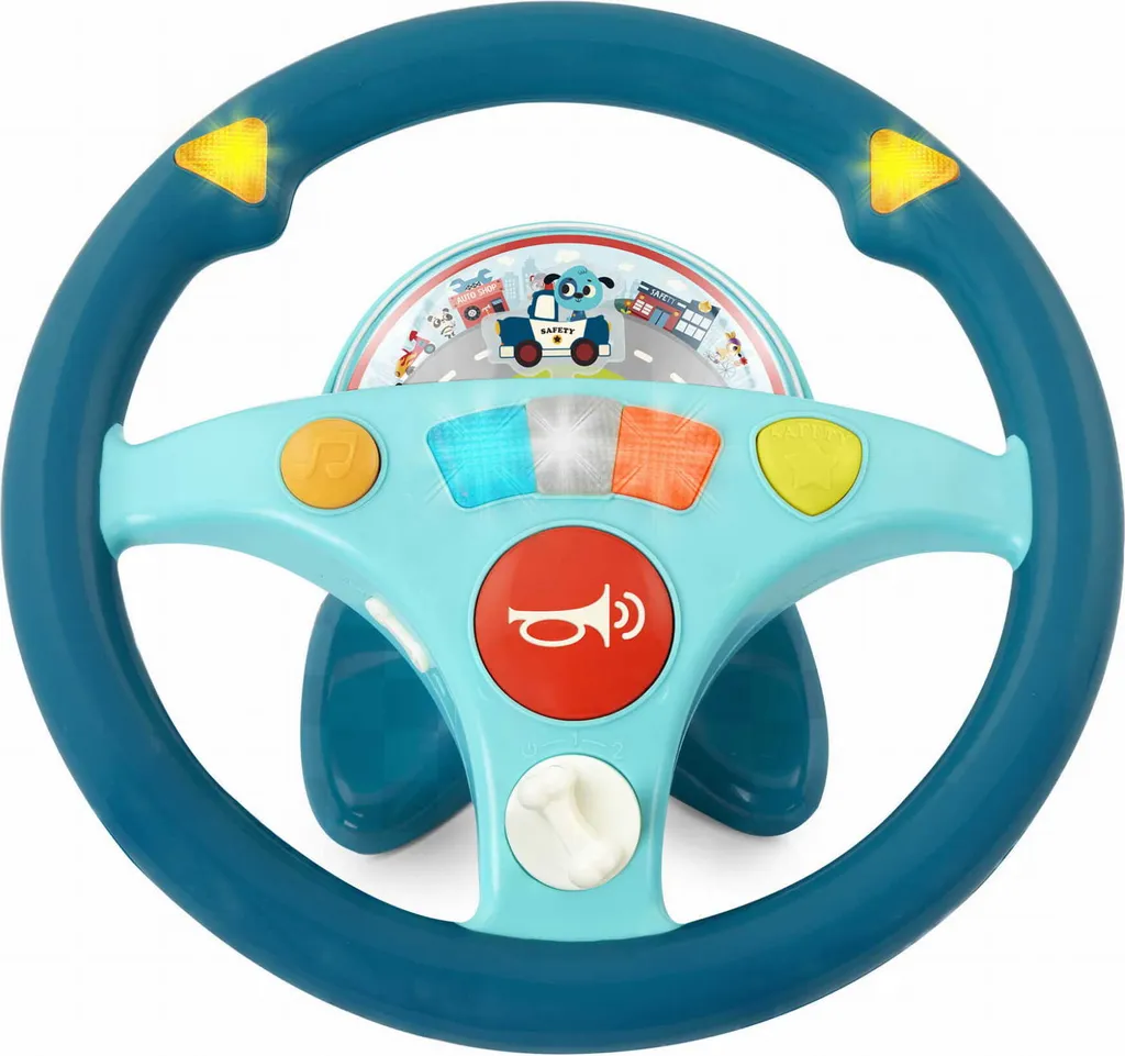 B.Toys Woofer's Driving Wheel Volant Musical Interactif Land of B.