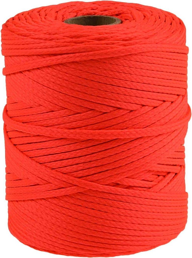 Polyester-Schnur 100m Kordel 4mm, PES Kordel Flechtschnur, Polyesterkordel, Farbe:neon lachs
