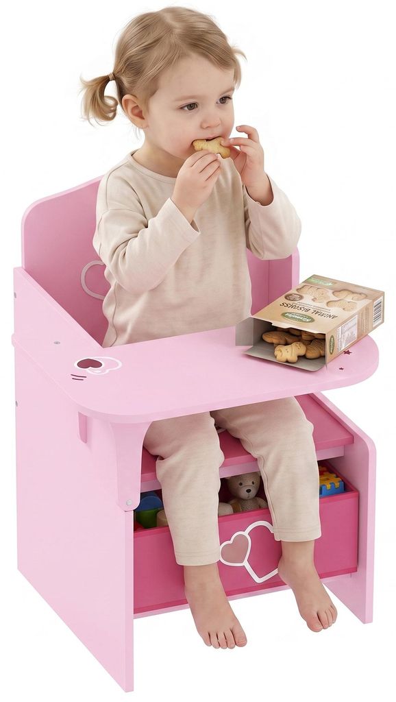 Mesa infantil 2 en 1 AIYAPLAY con silla, que incluye un Imagen del producto 