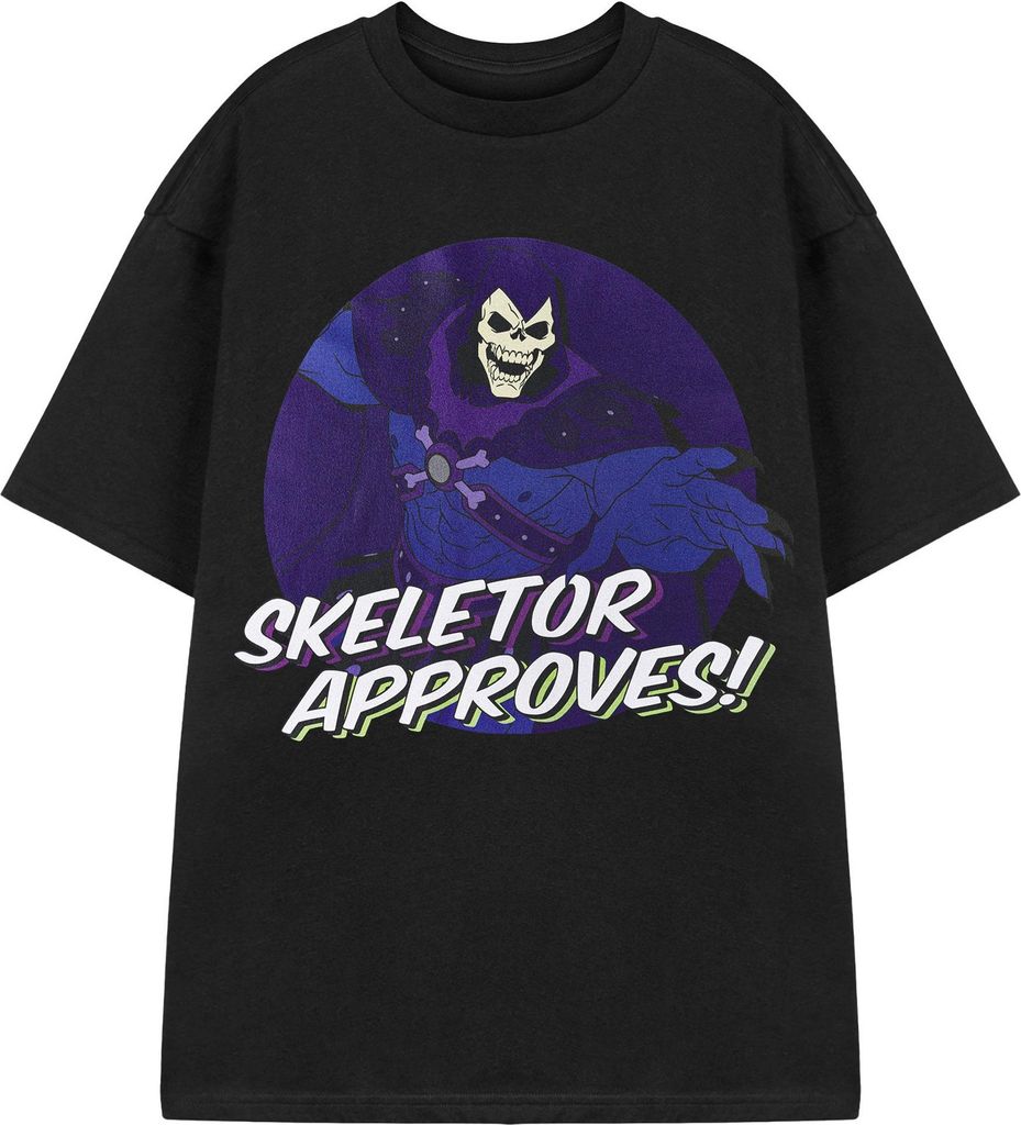 Masters Of The Universe - "Skeletor Approves" T-Shirt für Herren/Damen Uni NS8392 (XXL) (Schwarz)