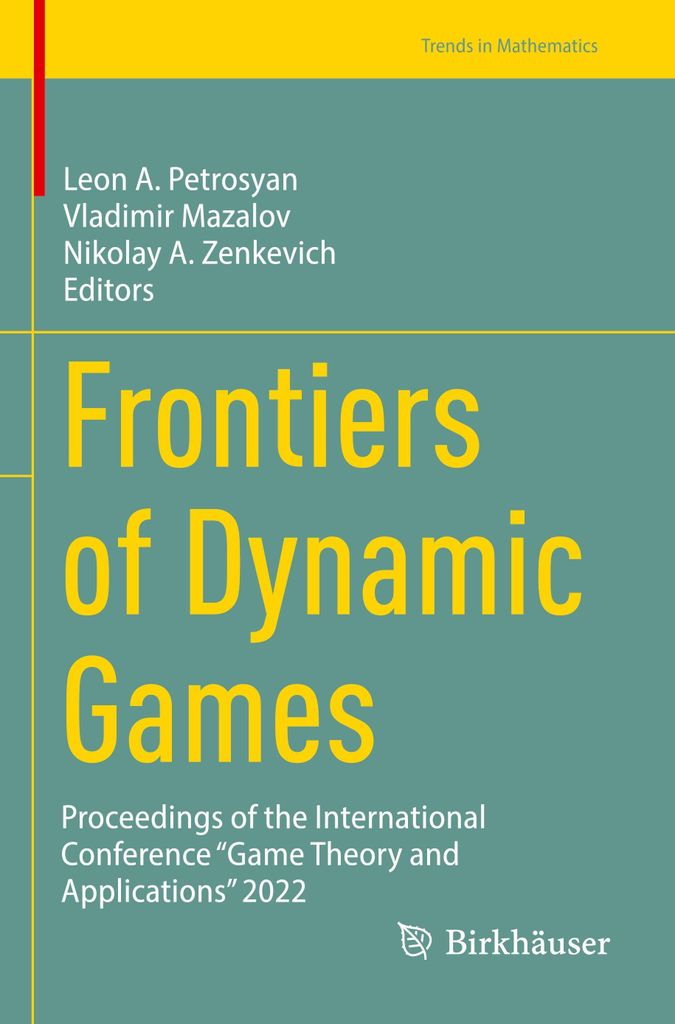 Frontiers of Dynamic Games