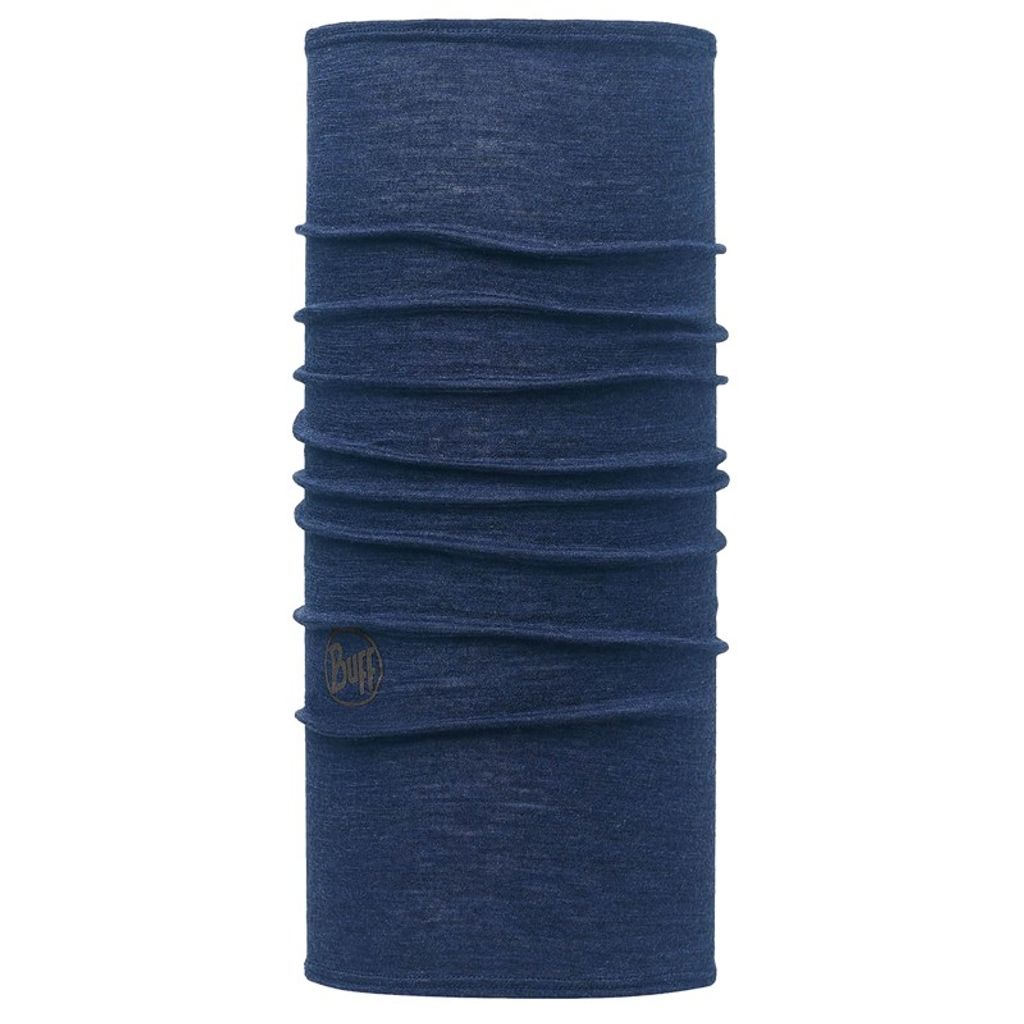 Buff Merino Lightweight Solid Tube Scarf 10881100, Halstuch, Uni, Dunkelblau, Größe: One size