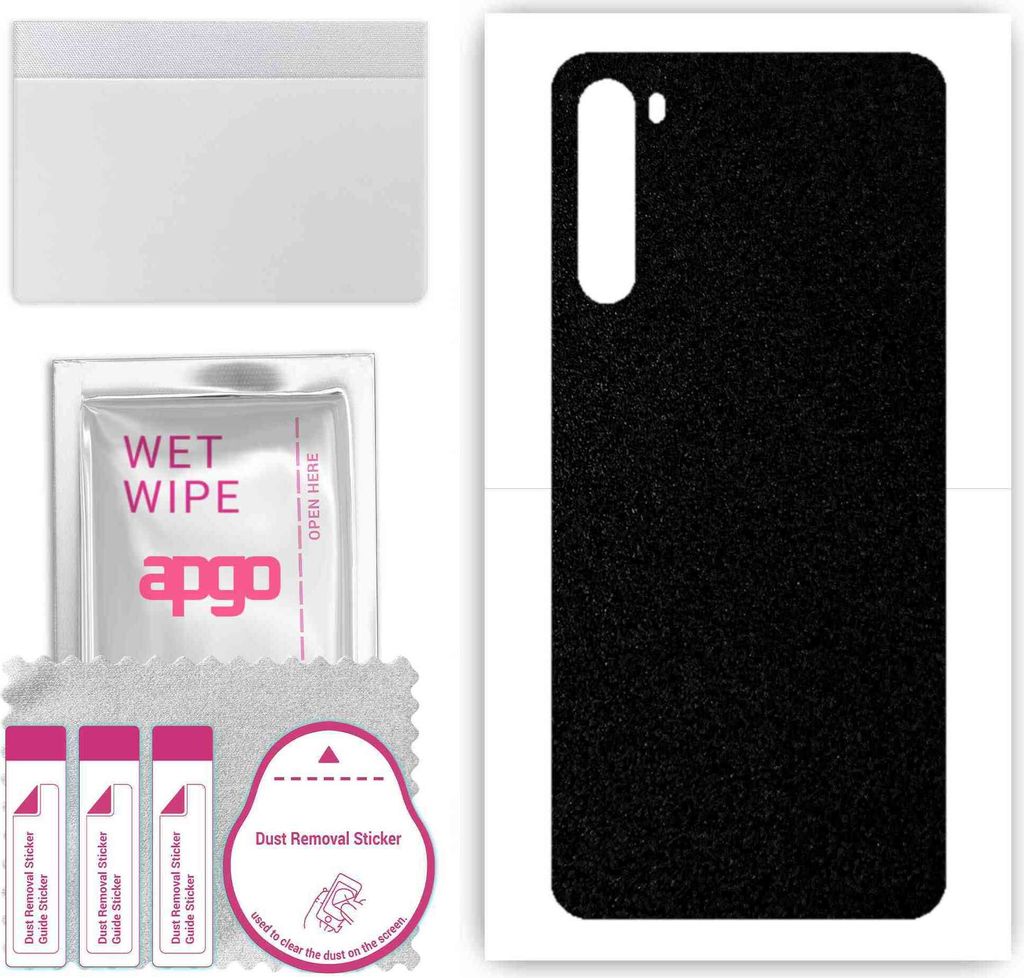 apgo Rückseite Schutzfolie, Skin, kompatibel mit Redmi Note 8 (2021), Hinten Displayschutzfolie aus Vinylfolie, kratzfest, einfache Montage - Matt...
