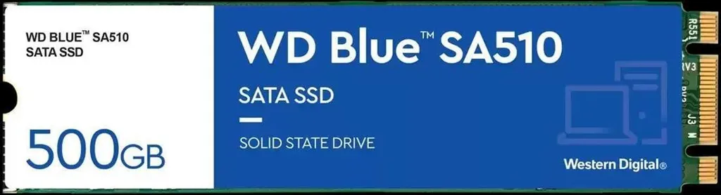 SSD Interno WD Blue SA510 M.2 2280 500GB SATA3 - Addio Rallentamenti - 12