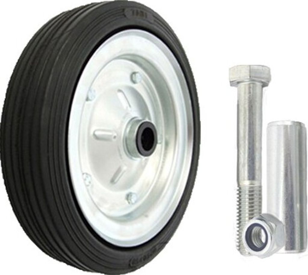 Kovovo-gumové kolesá Gumové náhradné koleso 250 mm / 220 kg Obrázok produktu 