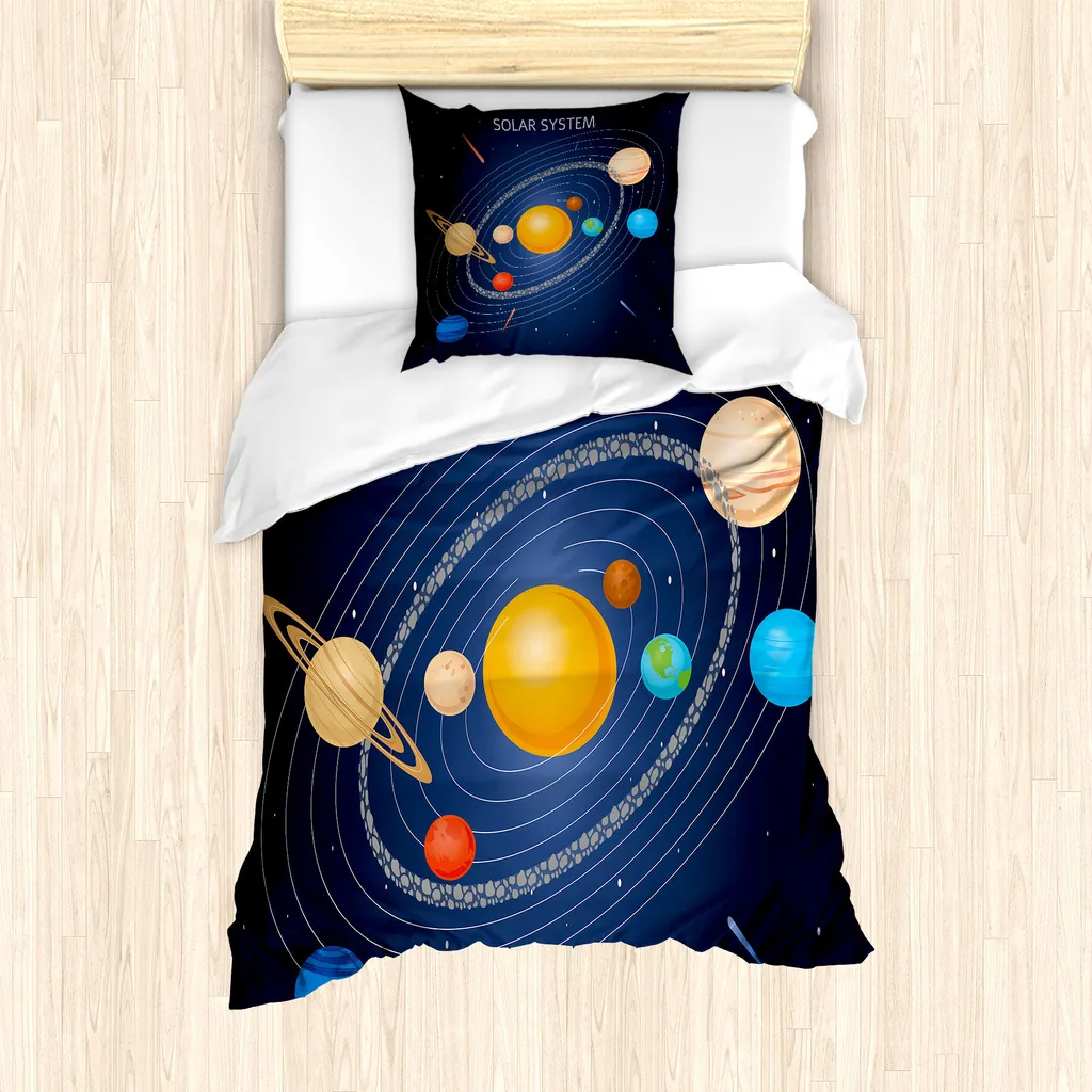 Copripiumino Cartoon Celeste ABAKUHAUS 135x200 - Arredo Letto Singolo