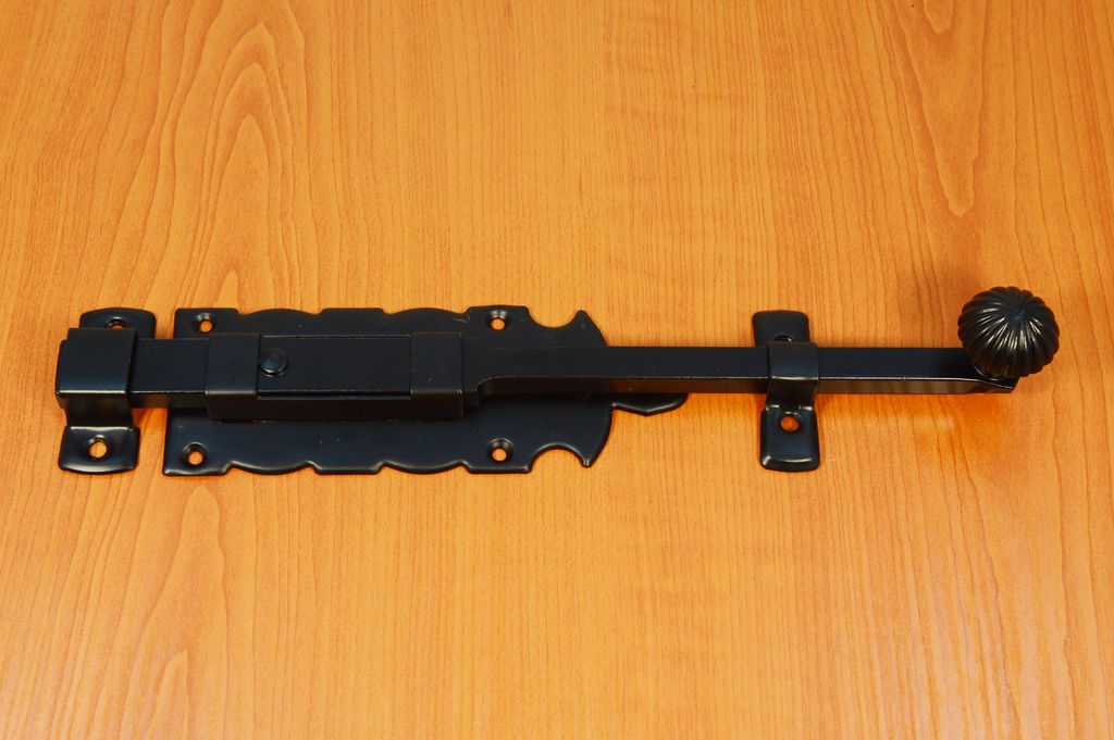 Antik Vintage Türriegel Torriegel Schubriegel Torschieber Bolzenriegel, 30cm