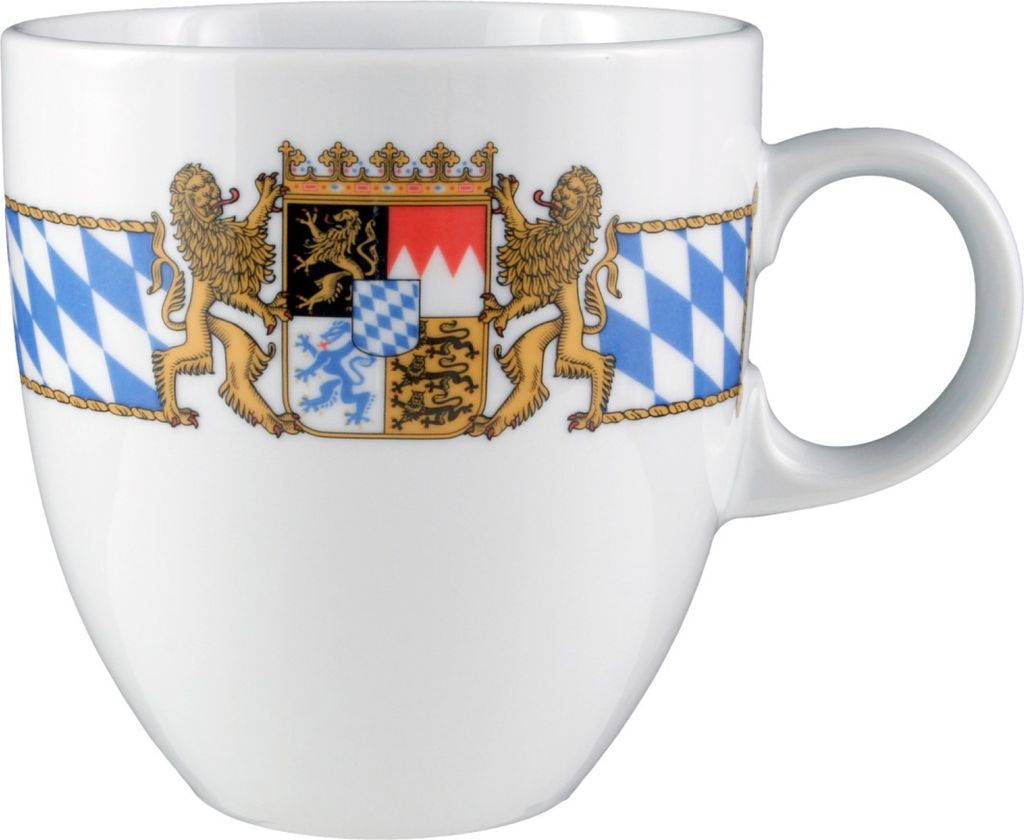 6 x Becher 0,50 l - Seltmann Weiden Compact Bayern -
