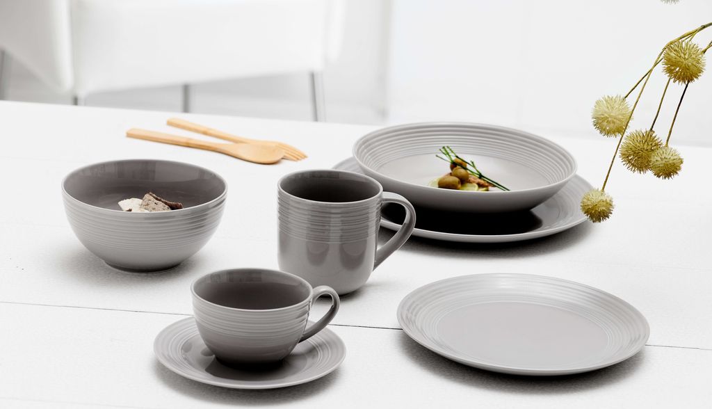 Dessertteller 21cm 6er Set Levi grau