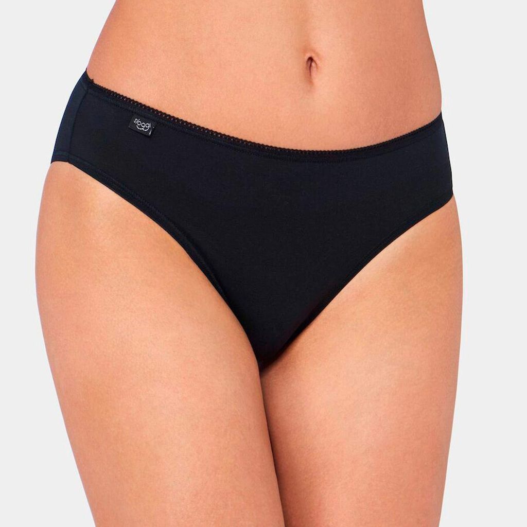 Sloggi Jazzpants bavlnené strečové nohavice čierne 3-pack Obrázok produktu 