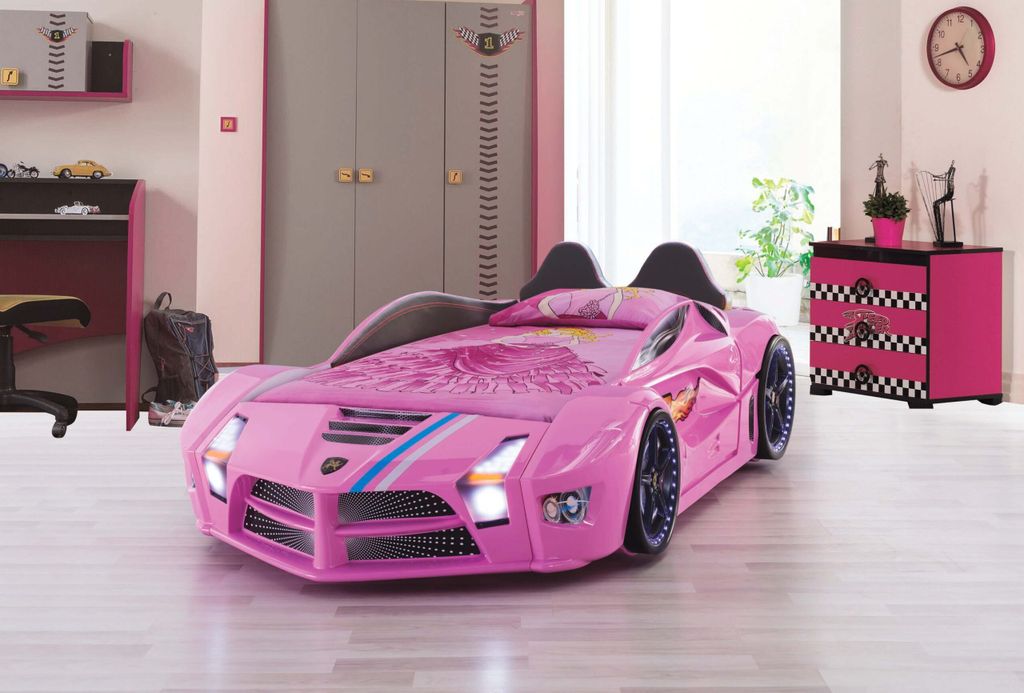 Autobett „Luxury Full“ in Pink