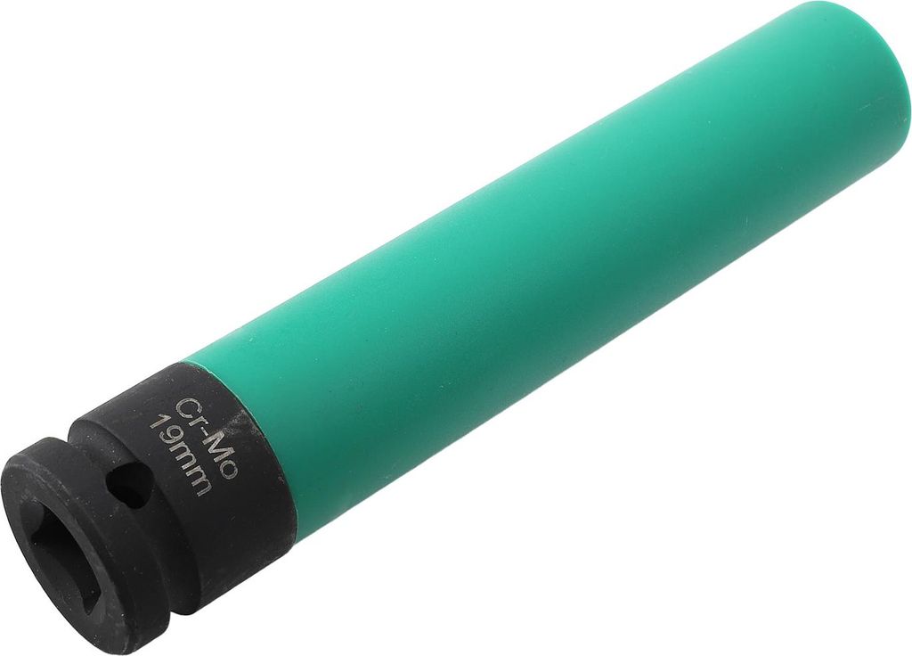 Radmuttern-Steckschlüsseleinsätze, dünnwandig, Multifunktions-Legierung, 6-Punkt-1/2-Zoll-Steckschlüssel-Steckschlüssel-Werkzeug für Focus 19 mm