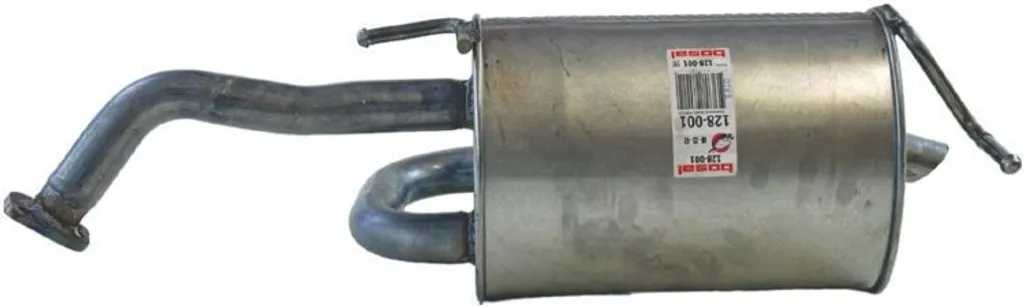 Silencieux arrière BOSAL 128-001 en acier traité haute résistance gaz
