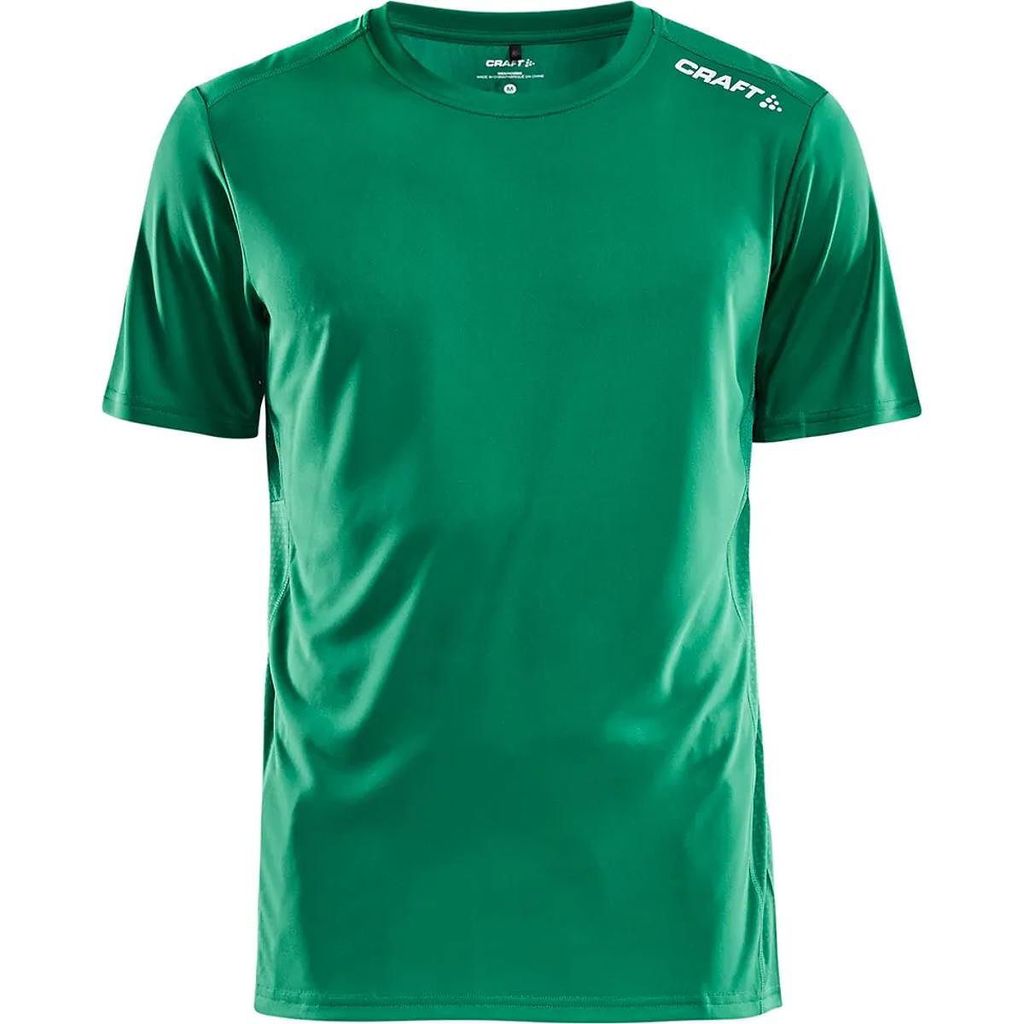 CRAFT Rush SS Tee M Team Green XS