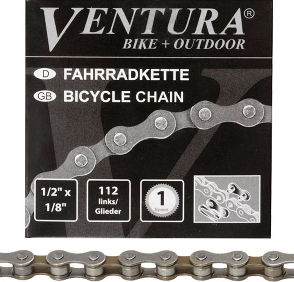 Ventura Kette 1-fach, 112 Glieder, Kettenschloss 1 2x1/8, Produktbild 