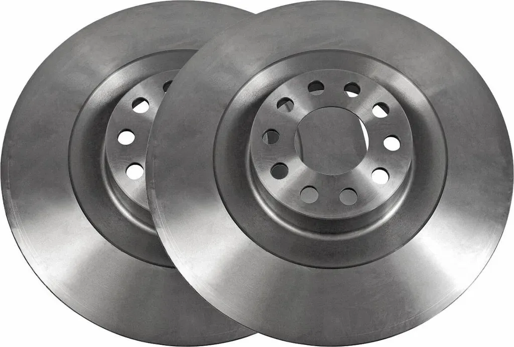 Paire de Disques de Frein Avant Ventilés pour Audi A6 C6 et A8 Quattro