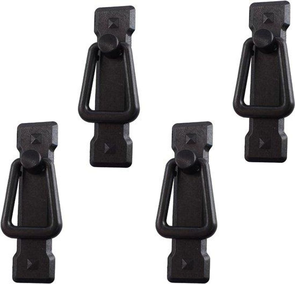 Antik Drop Griff Set 4 Bronzegrau Schubladen Griffe für Küche