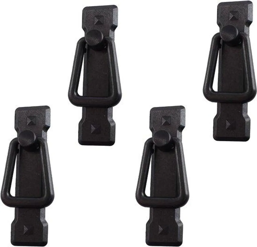 Lot de 4 poignées de tiroir style antique gris bronze pour cuisine