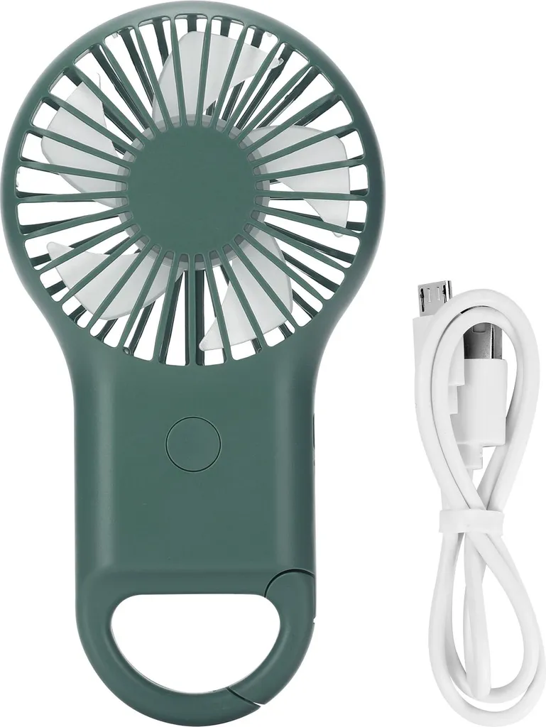 Richter 1489133 Ventilatore USB E Micro USB, Colore Nero/Rosso, Plug And Play