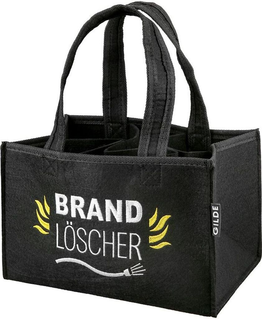 1 Flaschentasche aus Filz " Brandlöscher" für 6 Produktbild 
