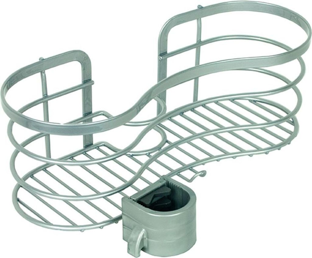 Metaltex Viva Dusche Rack 11X29X12 Cm Silber Produktbild 